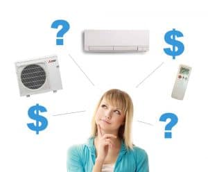 What is the cost of a ductless mini split in Boise, ID?
