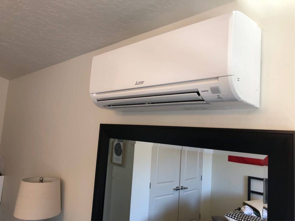 A Ductless Mini Split Will Cool And Heat The Zone Of The Home It's In