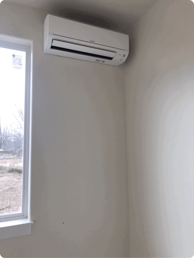 This Ductless Unit Will Comfort One Of The Home Offices