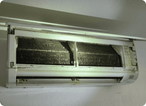 This Ductless Mini Split Has Gathered Mold