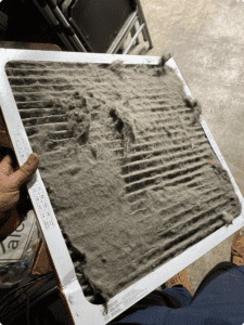 A Dirty Air Filter Can Cause Clogs And Air Flow Problems